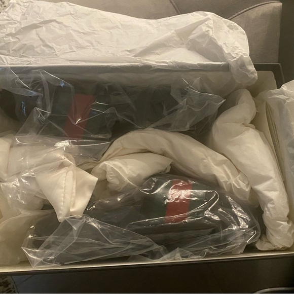 🫒Gucci web slide sandal EUC - Picture 6 of 10